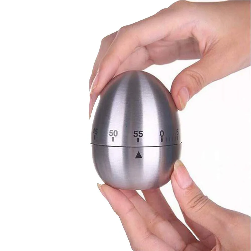 Кухонный таймер ручная Механическая вращающаяся сигнализация в форме яйца из