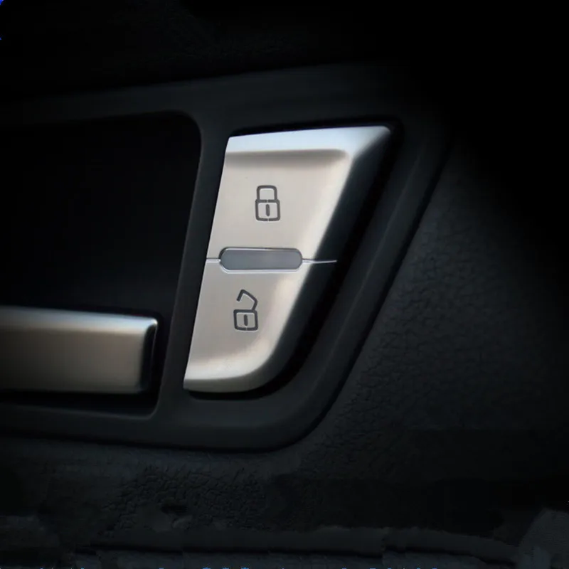 Кнопочные кнопки для разблокировки двери автомобиля CNORICARC Накладка Audi A4 2009 2015 Q5