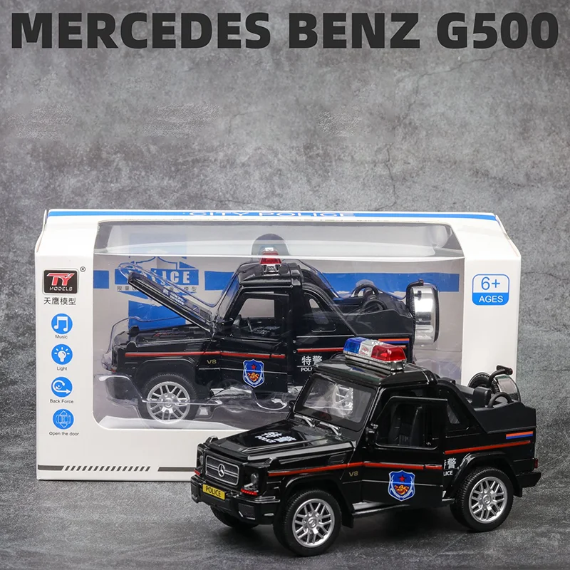 

Bisney 1:32 Benz G500 Convertible Policecar Model Police Vehicles Model Car Alloy Children's Toys Gifts Car Products Suppliers