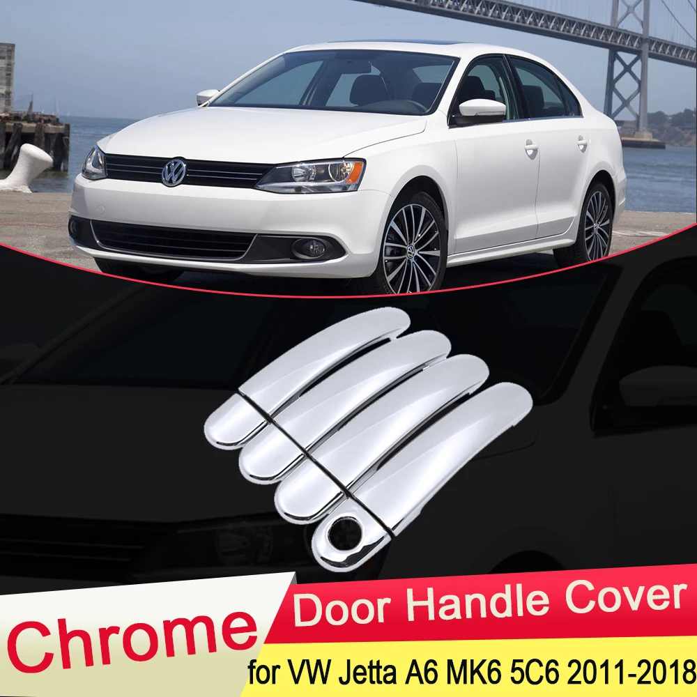 Для Volkswagen VW Jetta 6 A6 MK6 5C6 2011 ~ 2018 хромированная дверная ручка накладка набор