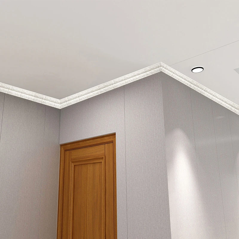 

3D Wall Edge Strip Stickers Self-adhesive Waist Line Stickers Waterproof Baseboard Corner Waist Line Sticker Home Decorations