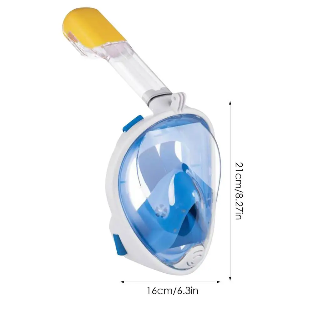 

Kids Full Face Scuba Snorkeling Face Mask Safe Waterproof Underwater Diving Respirator Goggles Snorkeling Set Respiratory Masks