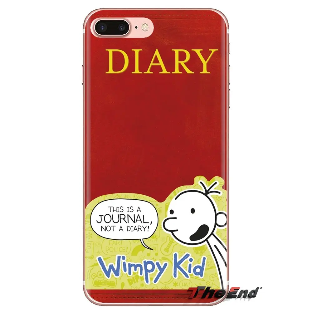 For Samsung Galaxy S2 S3 S4 S5 MINI S6 S7 edge S8 S9 Plus Note 2 3 4 5 8 Coque Fundas TPU Silicone Case The Diary of a Wimpy Kid |