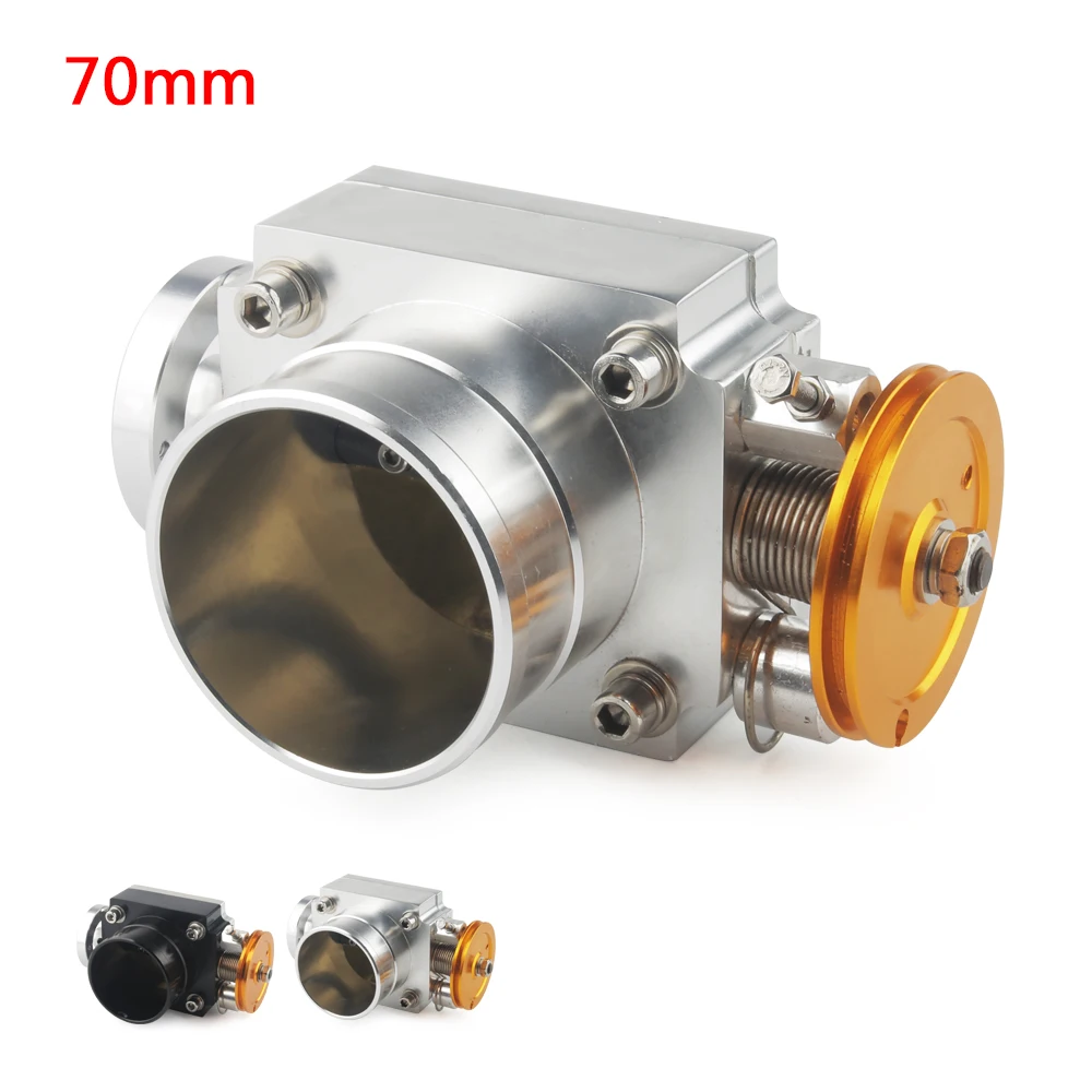 

New Throttle Body 70mm Throttle Body Performance IntAake Manifold Billet Aluminum High Flow