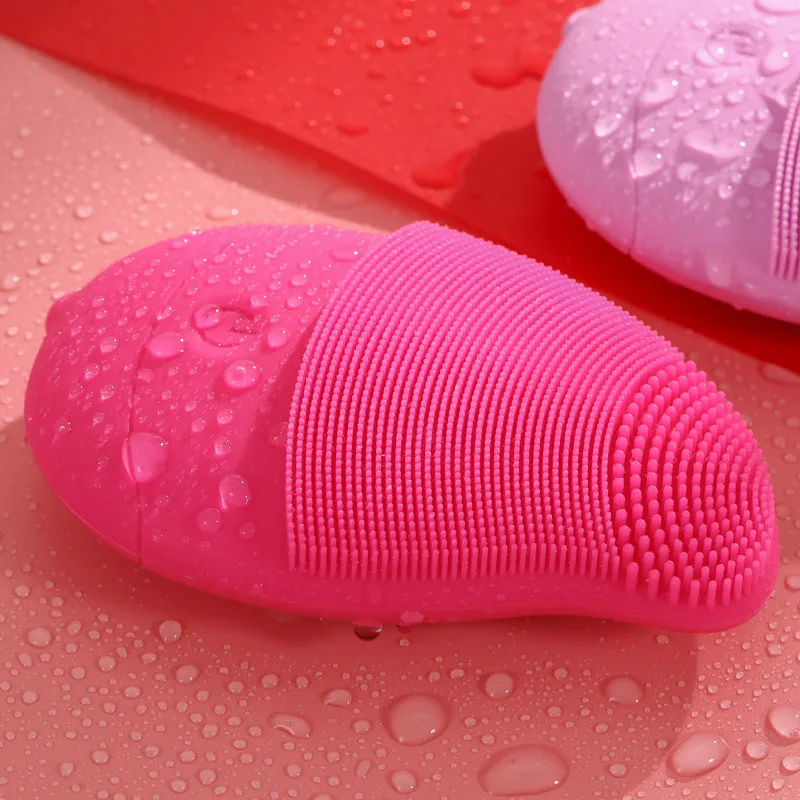 Силиконовая щетка для ухода за кожей электрическая Водонепроницаемая Очищающая