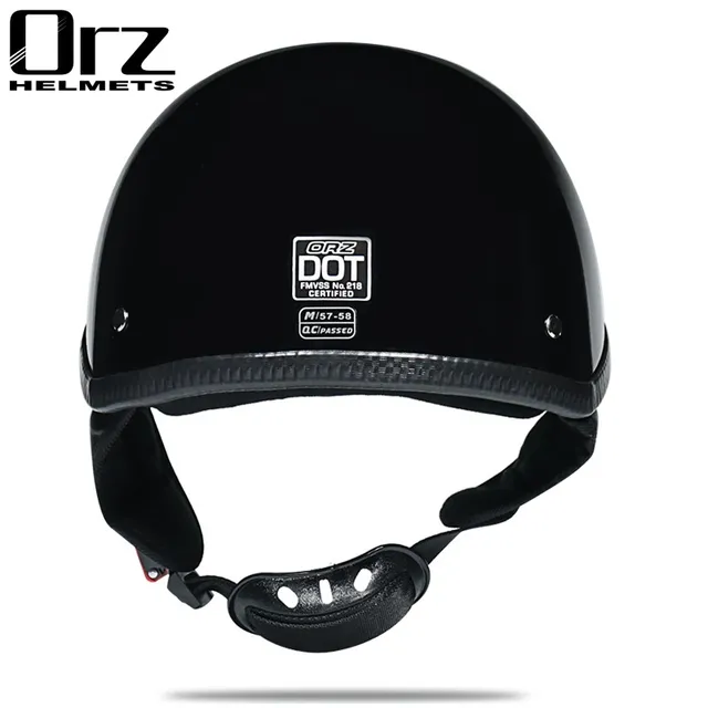 Retro and Vintage Half Open Face DOT Approved Motorcycle Helmet for Man and Woman 6