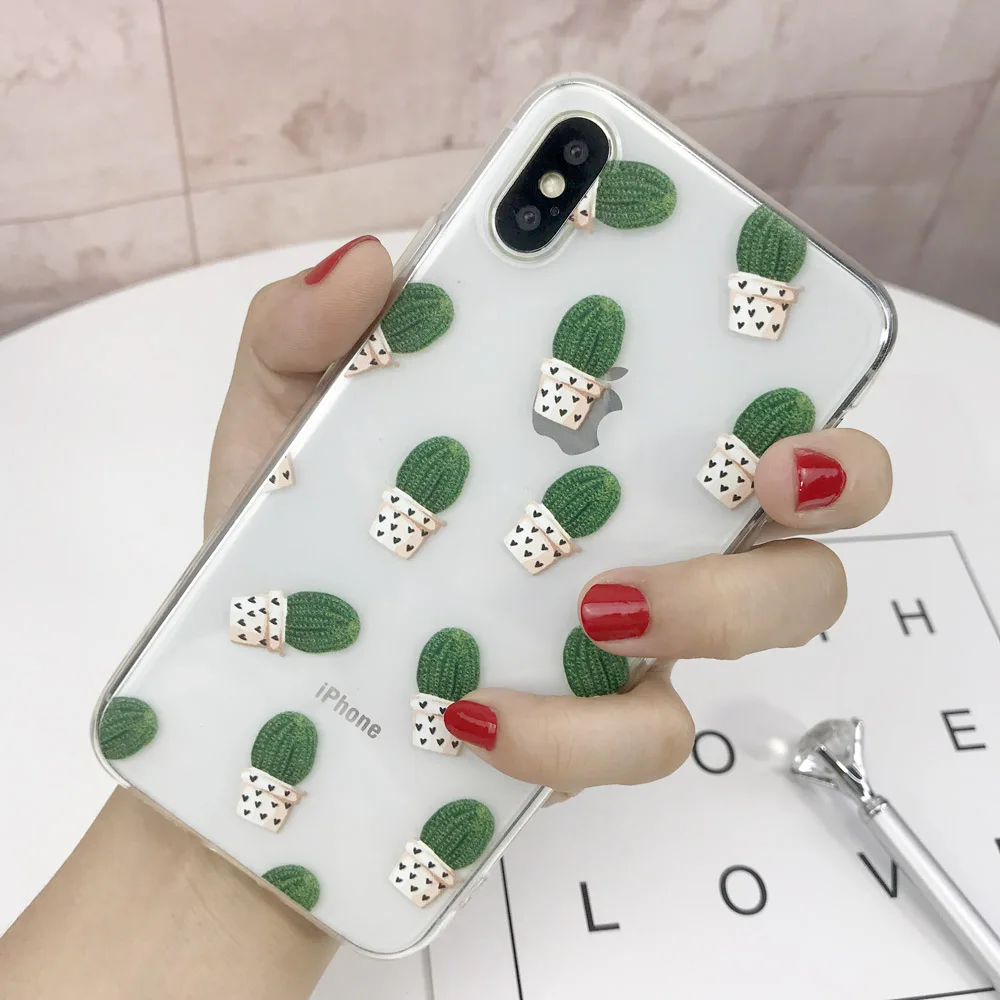 Милый чехол для iphone X, 8, 7, 6 Plus, XS, 11 Pro, чехол для MAX XR, силиконовый мягкий ТПУ чехол для телефона s, для iphone XS, 7, 8, 6, 6S Plus, X, чехол - Цвет: 18
