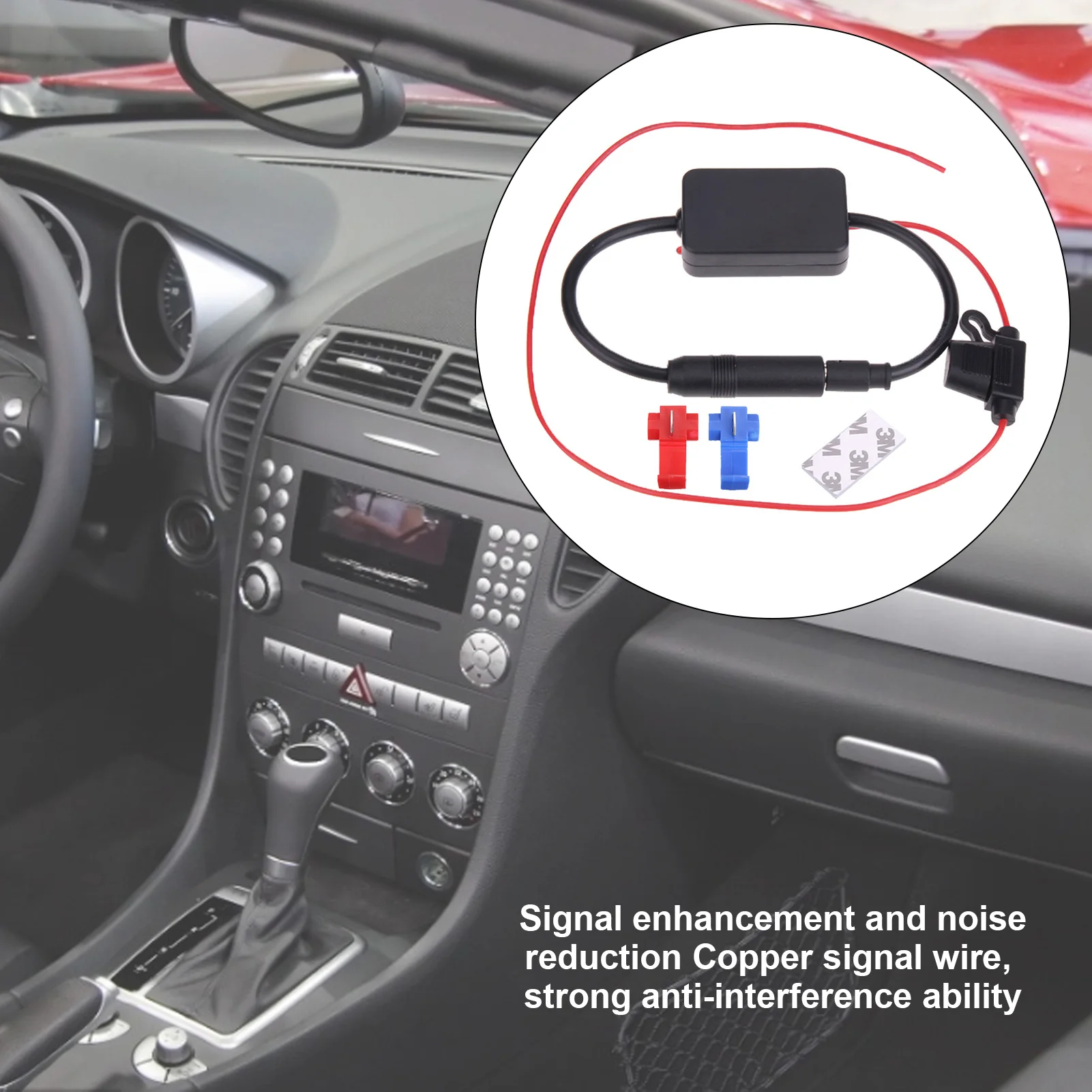 Автомобильная радиоантенна 12 В FM усилитель автомобильные антенны AM радиосигнала