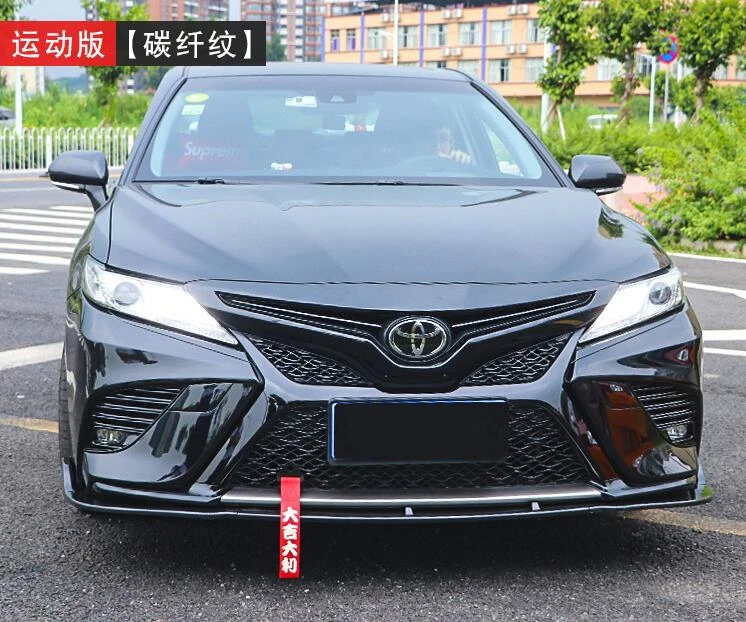 Для Camry Body kit спойлер 2018-2019 для Toyota YDK ABS задний передний бампер диффузор защитные
