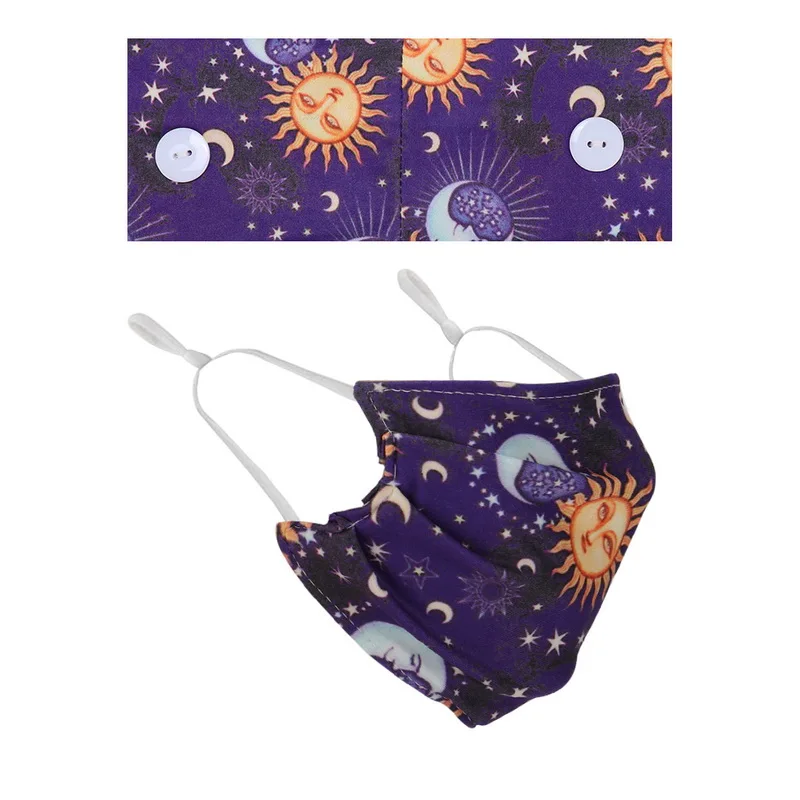 2 шт./компл. повязка на голову пуговицах маска аксессуары для волос в виде тюрбана