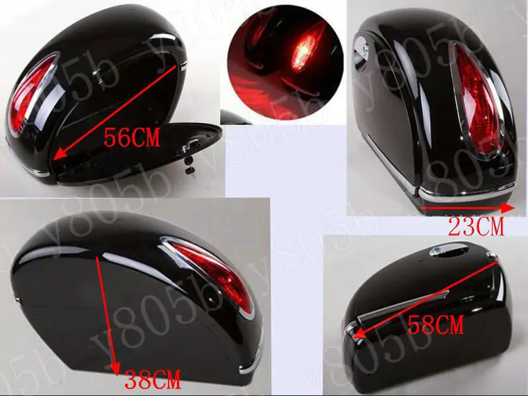 Боковые жесткие сумки для мотоцикла Honda Shadow Spirit Sabre Aero ACE Steed VLX 400 600 1100 DLX VTX1300 1800 Magna VF 250 и других моделей.