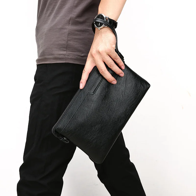 

2020 Summer New Men's Hand Bags Men's Large-capacity Hand Bags Men's Leisure Personality Men's Bags Wallet