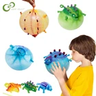 Забавный Надувной Динозавр для детей, для снятия стресса, воздушный шар с динозавром, надувной мяч, новинка для детей, подарок на вечеринку ZXH