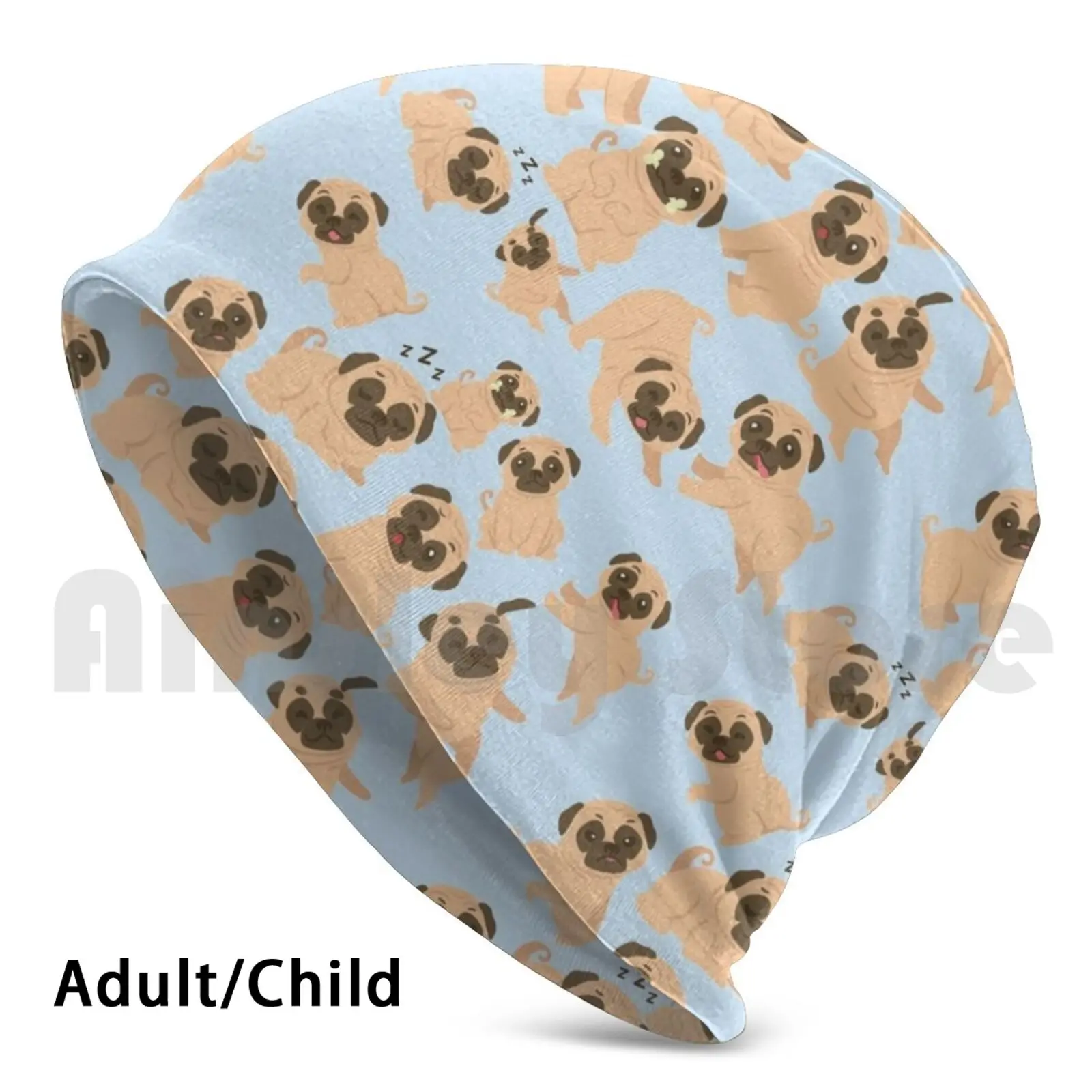 

Забавные милые шапочки с рисунком мопса шапочки с рисунком пуловер шапка удобные шапочки с рисунком мопса собаки мопса Мопса