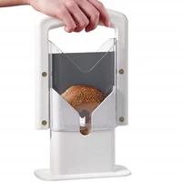 bagel slicer guillotine perfect bagel cutter every time stainless bread slicing machine home kitchen cake tools