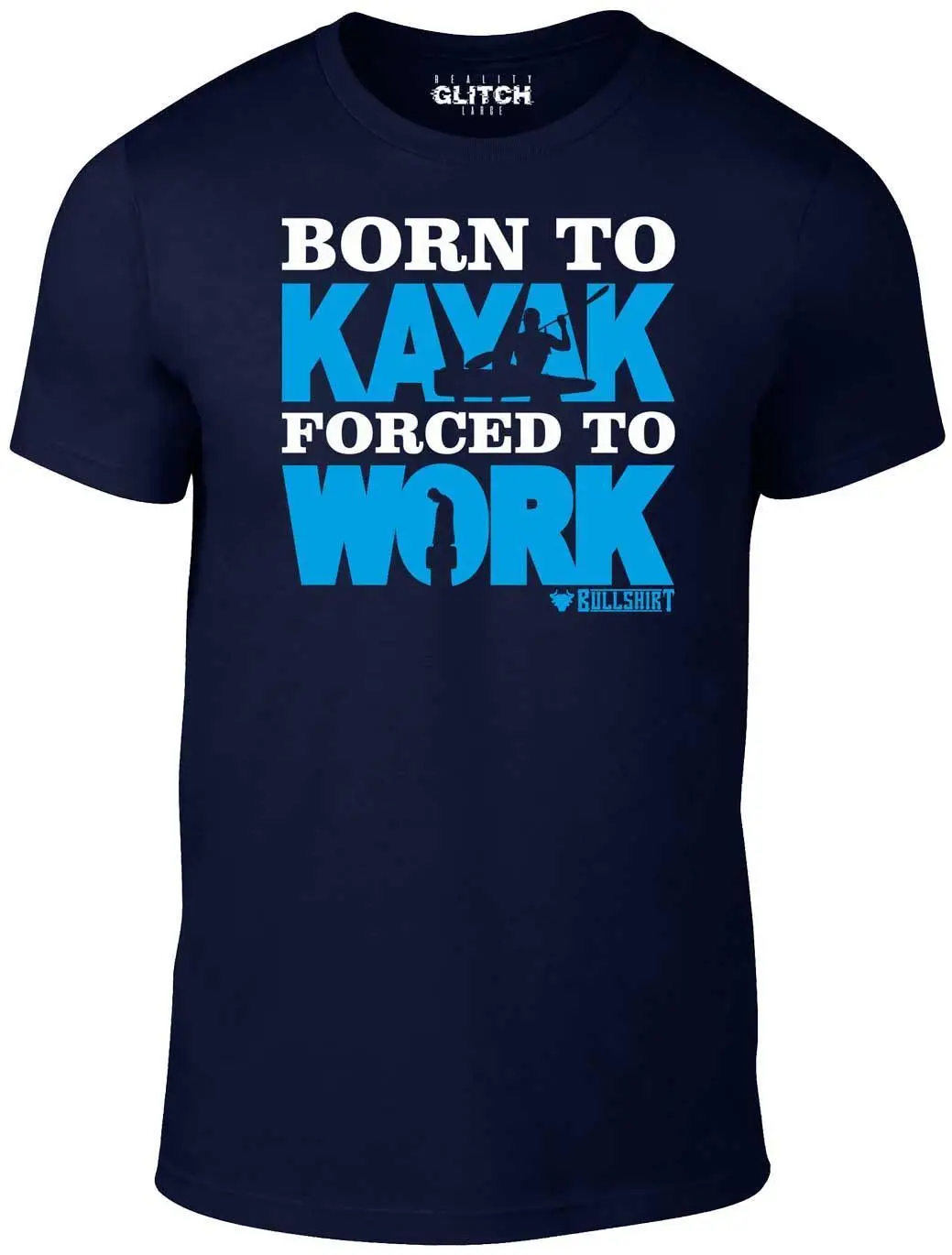 

Mens Born To Kayak Forced To Work T-Shirt - Funny Gift Canoe Boat Present Paddle Sale 100 % Cotton T Shirt TOP TEE