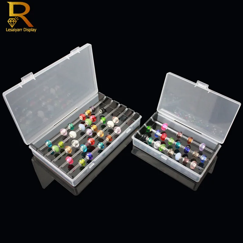 Акриловые Пандора браслет Талисман из бусинок ювелирные изделия Дисплей ящик