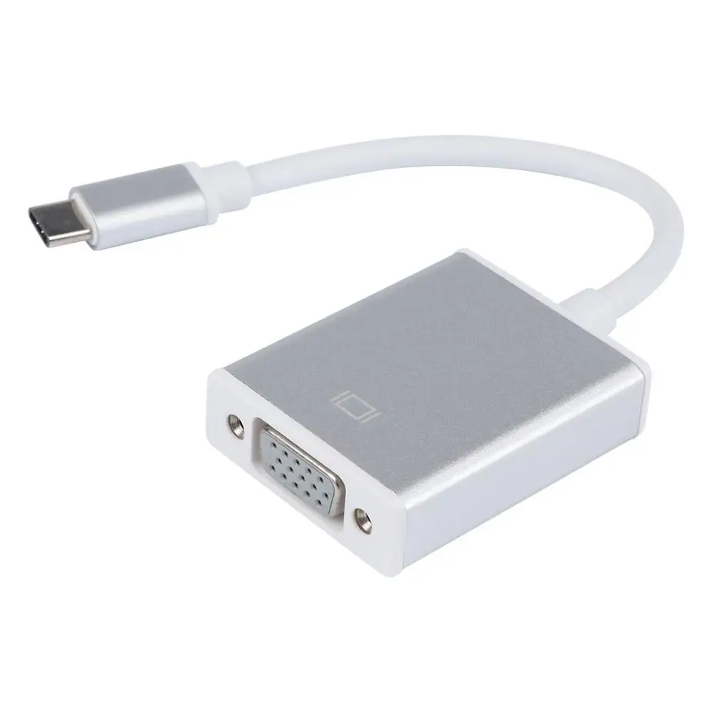 Бесплатная доставка адаптер USB 3 1 типа C раньше VGA Реверсивный для нового Macbook 12