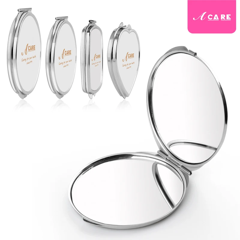 Зеркала для макияжа Acare Портативное двухстороннее складное зеркало из