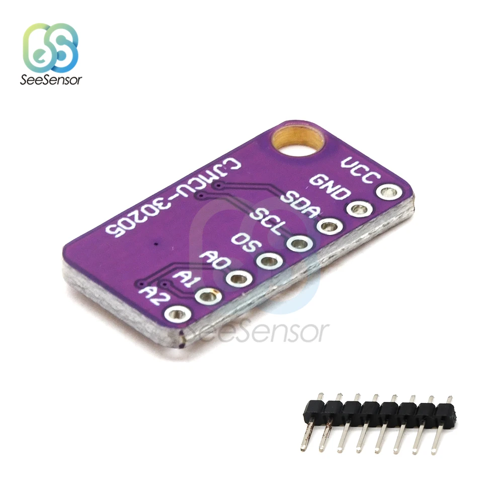 Высокоточный низковольтный модуль датчика температуры тела 2 7-3 3 В MAX30205 Φ