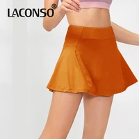 laconso womens tennis skirts female golf skorts pleated one piece high waist ladies padel girls dancing fitness yoga running