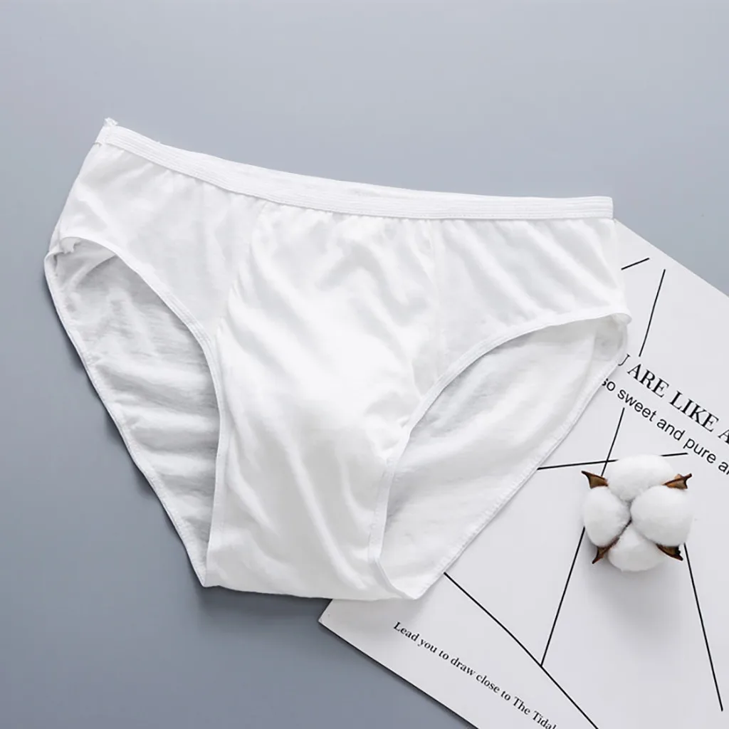 

Brand Men's Disposable Pants Cotton Briefs Underpants Male Pants Breathable Comfortable Underwear Pouch Soft Midle Waist Sexy