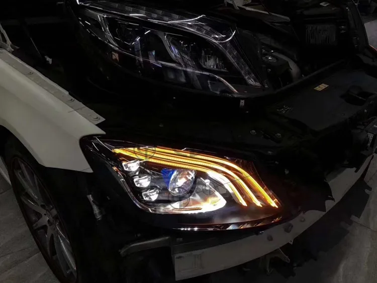 W222 S63 S65 от старых до новых головных огней, Головной фонарь и задний фонарь, пригодный для s-класса W222 14-19y