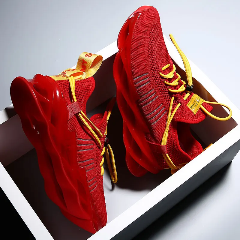 Новые лезвия спортивная обувь для мужчин противоскользящие демпфирования