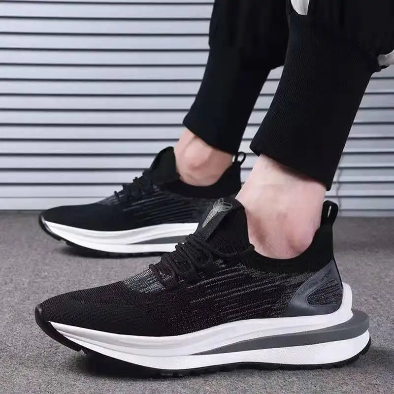 

2021 Autumn New Breathable Sports Men's Shoes Casual Shoes Sneakers Korean Trend Cloth Shoes