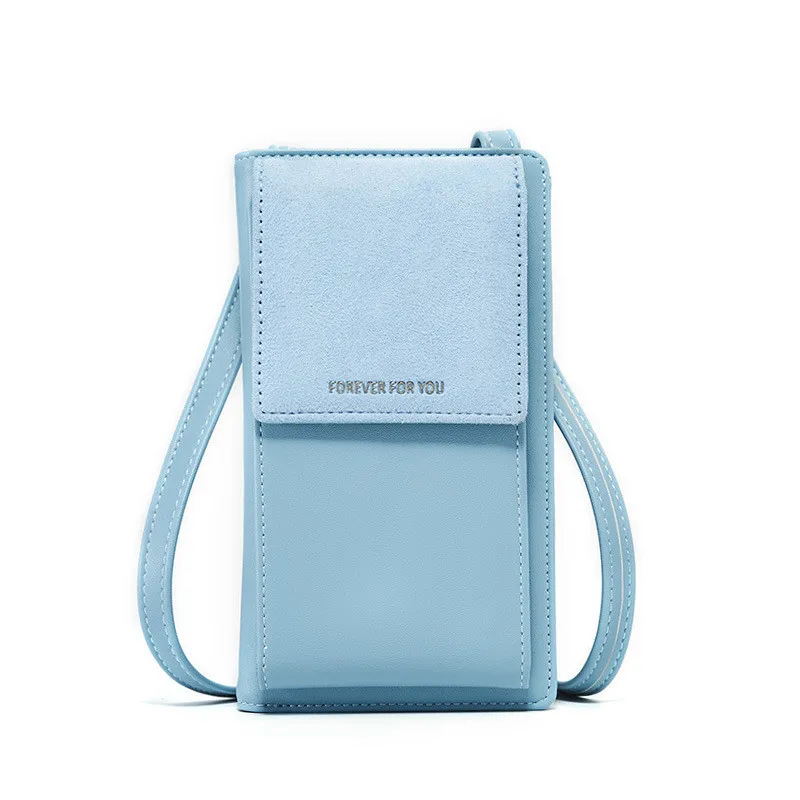 2019 женщина Наклонная Сумка положение сплит соединение мобильный телефон длинный