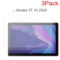 3piece tempered glass protector for alcatel 3t 10 4g 2020 hd clear film for alcatel 3t 10 screen protectors