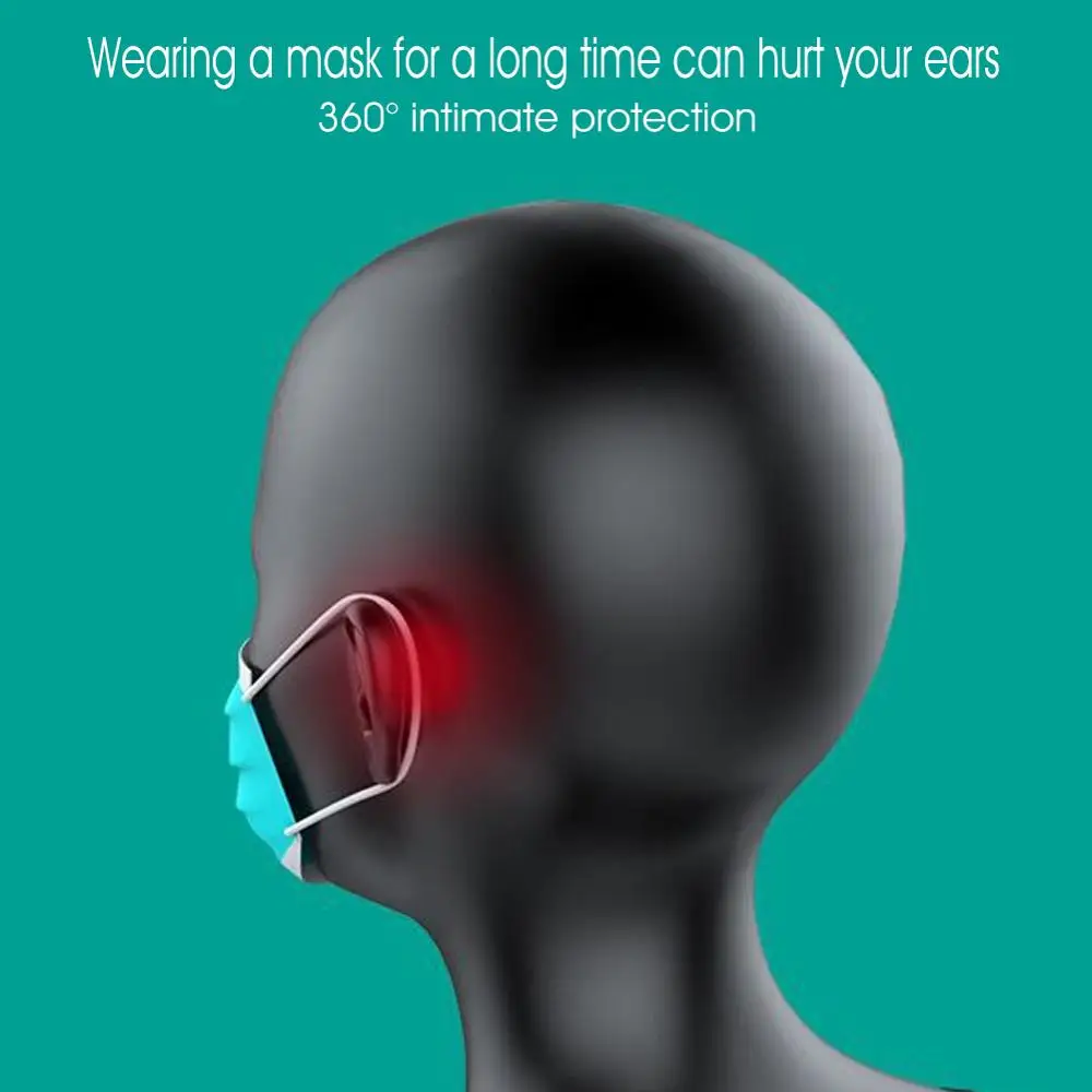 Mask Soft Silicone Ear Hook Companion Anti-leak Anti-pain Invisible Earmuffs Recycling Protection Artifact |