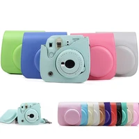 shoulder camera colorful protective case for fujifilm polaroid mini 8 8 9 instax pu leather film camera bag pouch cases