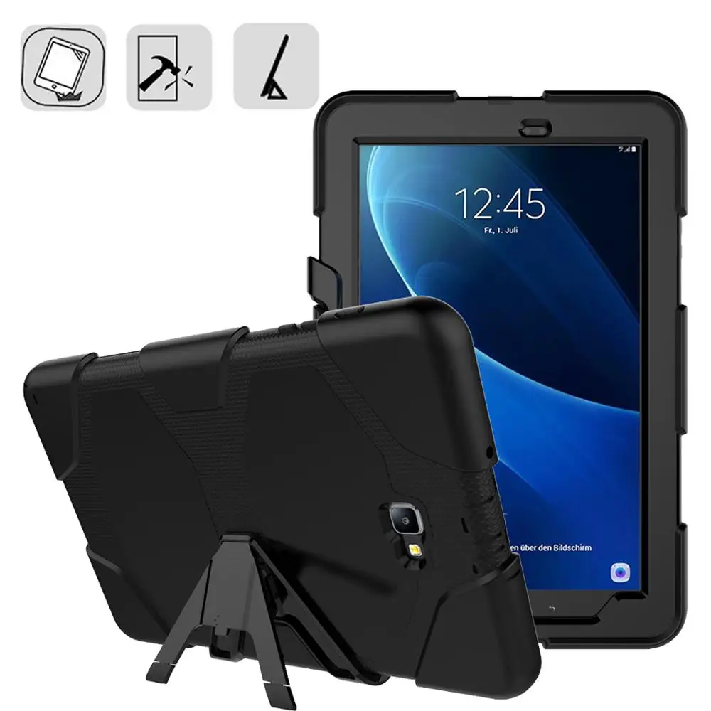 Для Samsung Galaxy Tab A A6 10 1 с S Pen SM P580 P585 чехол детский противоударный жесткий прочный Броня сверхмощный силиконовый