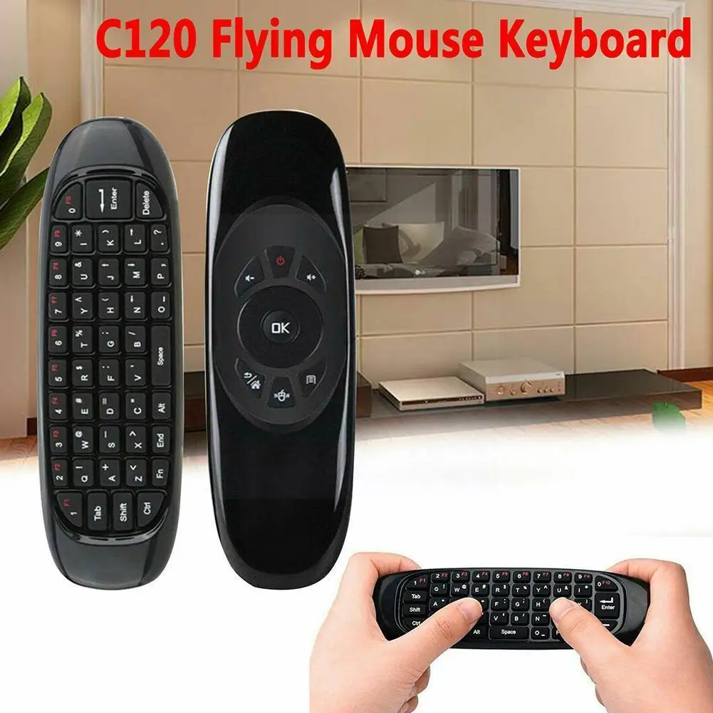 

For 6 Axis Gyroscope 2.4ghz Wireless Keyboard Fly Air Kyboards Pc With For Tv Control Mini Wireless Remote Mouse B2u4