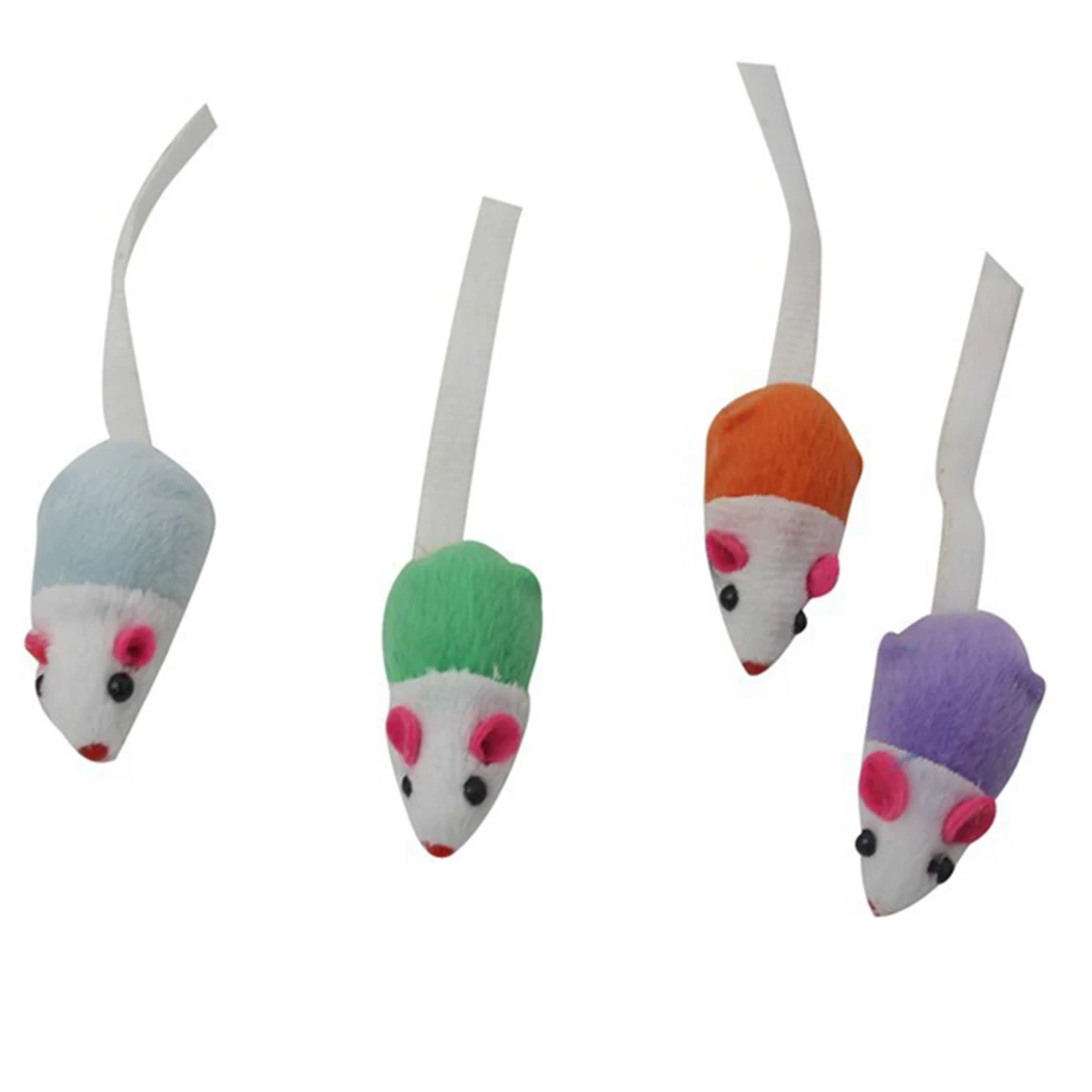 

Legendog 4 шт. искусственная кожа, мышь, плюшевая маленькая мышь, интерактивная игра, зубы, шлифовальные игрушки, плюшевый питомец, котенок, жеват...