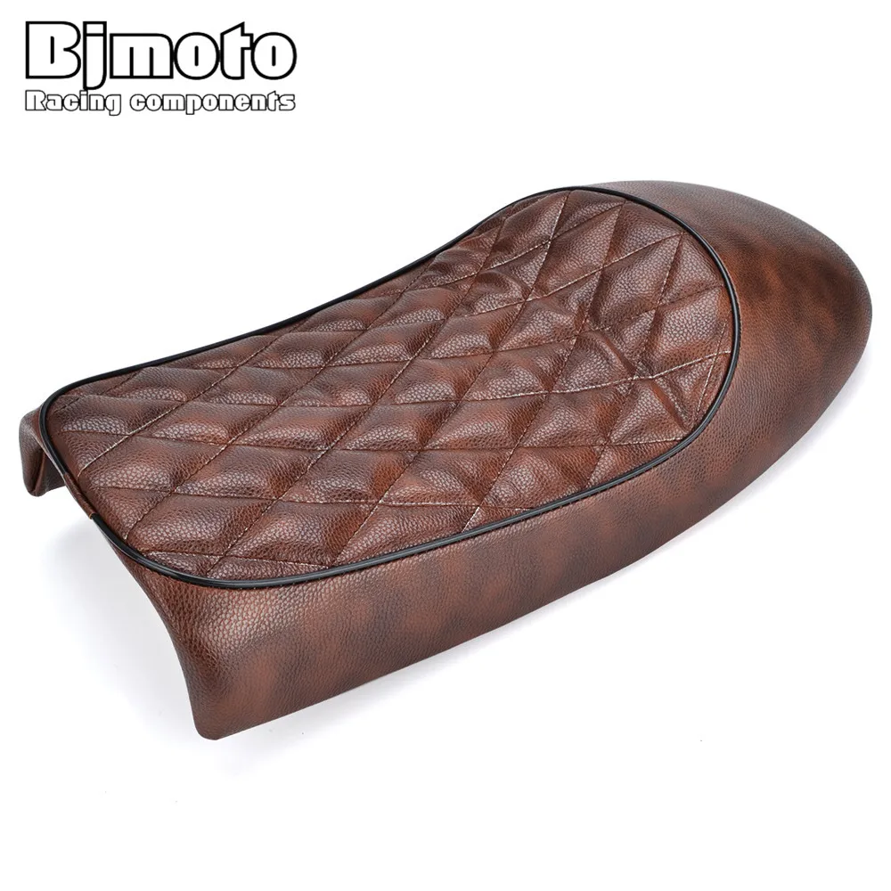 Винтажное седло для мотоцикла Cafe Racer Suzuki GN Yamaha SR SR125 SR250 SR400 SR500 XJ550 XJ650 XS650 KZ400 KZ550 K750 |