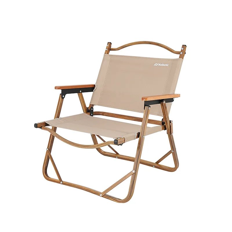 저렴한 야외 접는 의자 캠핑 휴대용 안락 의자 울트라 라이트 레저 너도밤 나무 팔걸이 낚시 비치 접이식 의자 바베큐 가구