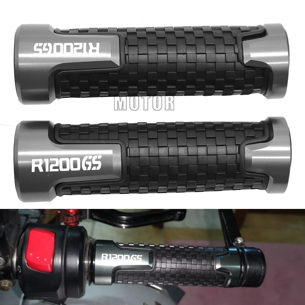Противоскользящие ручки для Мотоцикла BMW R1200GS/Adventure/LC 2004 2018 R1200 R 1200 GS 7/8 дюйма 22 мм