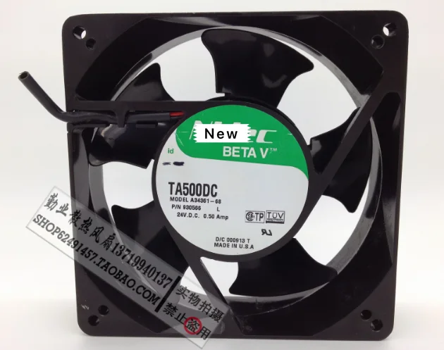 

for Nidec A34361-68 L DC 24V 0.50A 127x127x38mm Server Cooling Fan