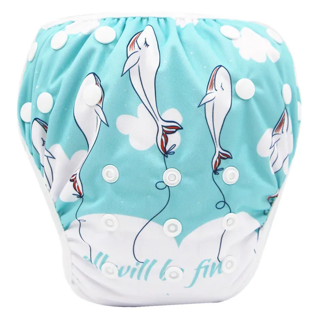 Baby Swim Diapers Waterproof, Cloth Swimming Diaper Cover
