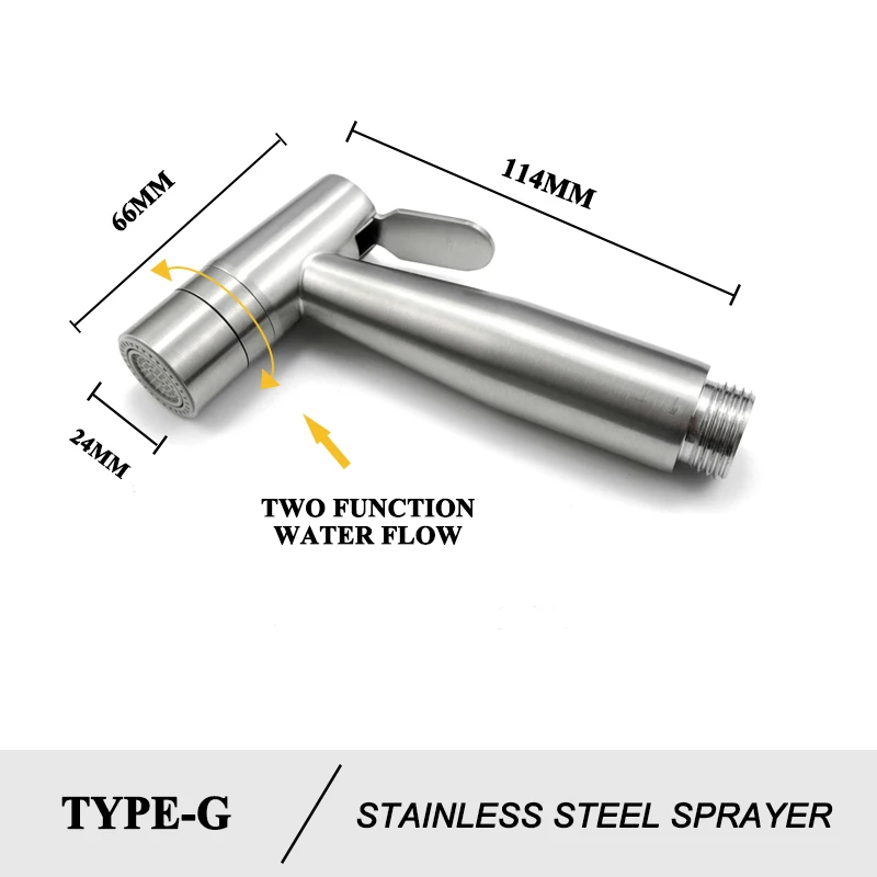 

Портативный распылитель для биде Bonderis из нержавеющей стали