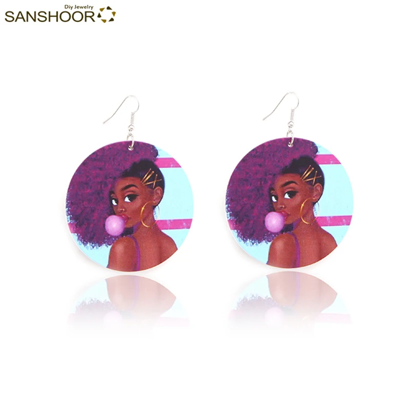 SANSHOOR Новое поступление африканские натуральные волосы Yong леди жевательная