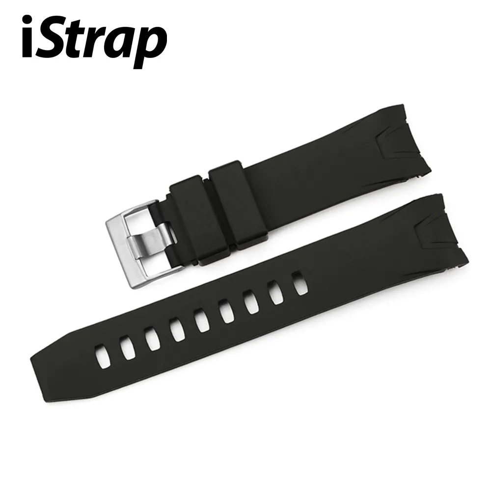 Istrap22 мм силиконовые ремешки для часов Omega Seamaster Planet Океанский ремешок резиновый