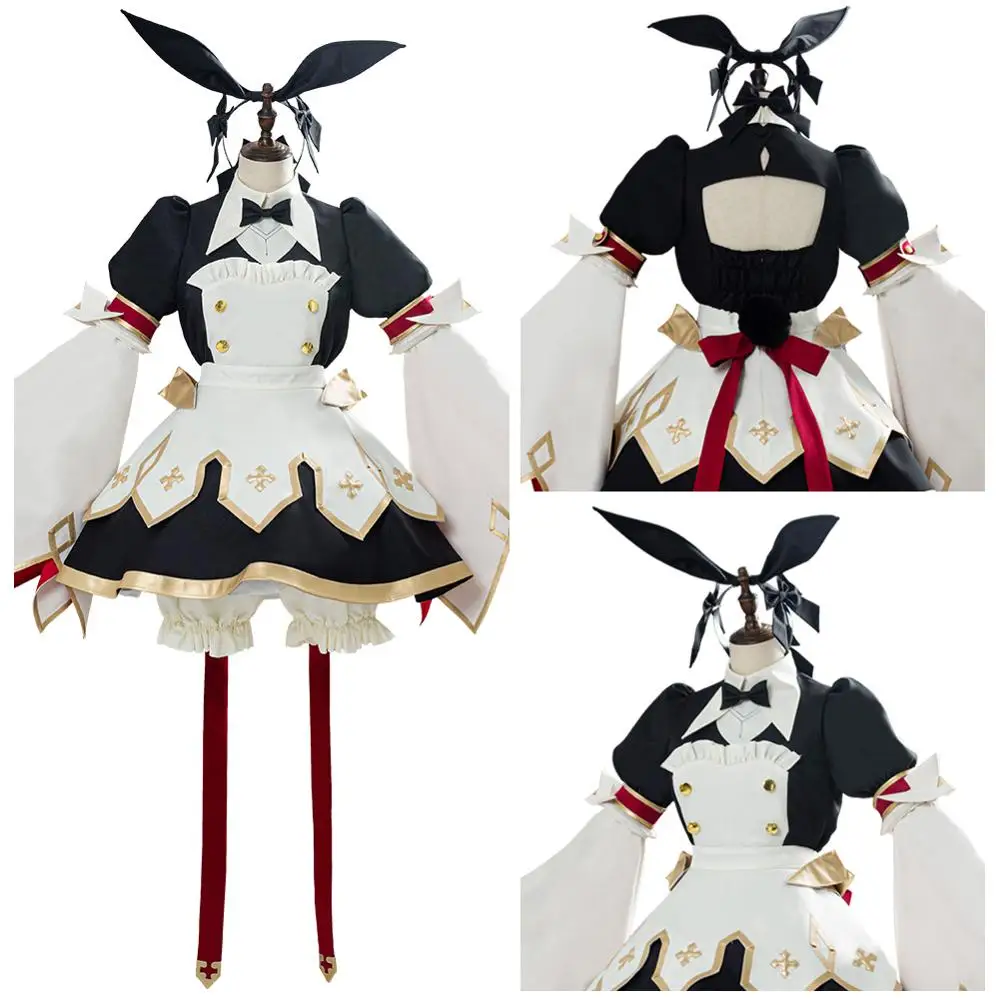 

Fate Grand Order Cosplay FGO Saber Astolfo Costume Adult Girl Maid Uniform Dress Halloween Carnival Costumes