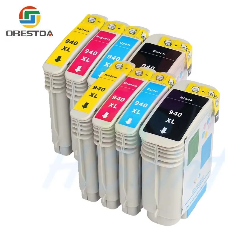 Совместимый чернильный картридж 940 940XL сменный для HP XL C4906A C4907A C4908A C4909A Deskjet