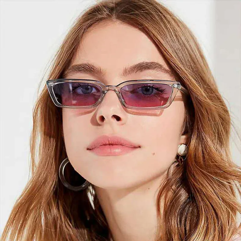 

2021 New Vintage Luxury Brand Designer Small Sunglasses Women Cat Eye Sun Glasses For Ladies Retro Fashion Sunglasses