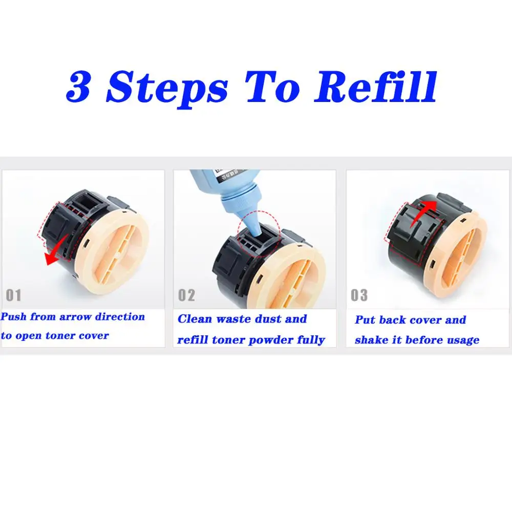 Картридж с тонером совместимый запасными комплектами для Fuji Xerox Docuprint P255 dw P255dw M255