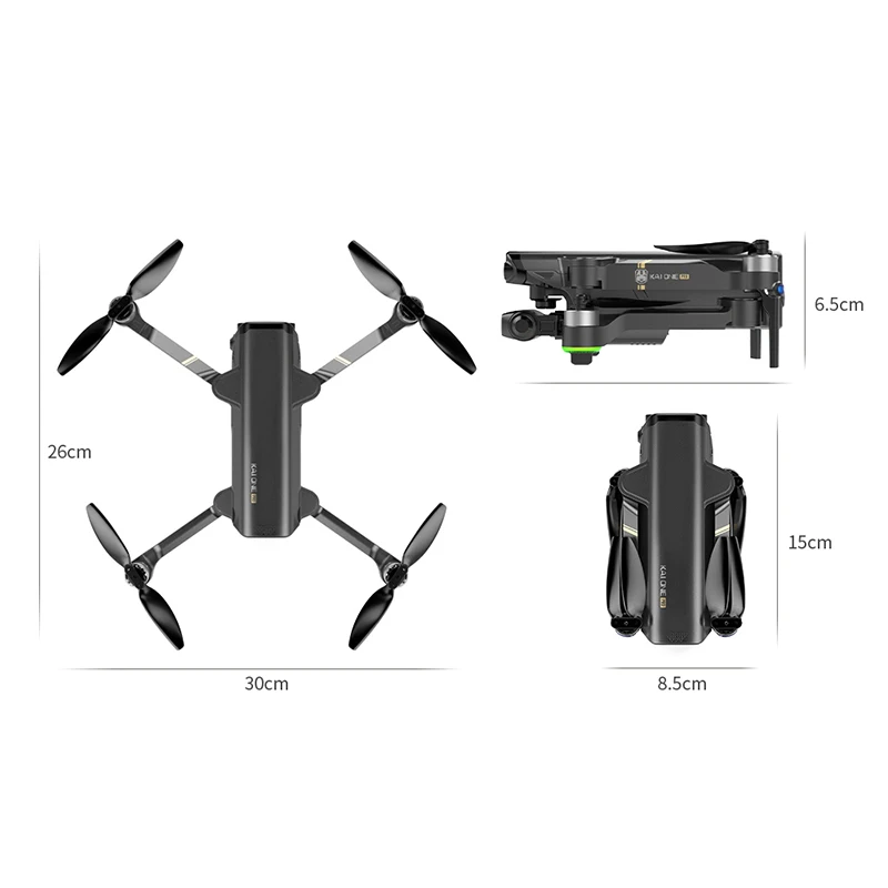 

KAI ONE Drone 4K Professional GPS 8K HD Drones Camera Foldable Quadrocopter RC Dron 360 Roll Long Battery Life Flying Boys Toys