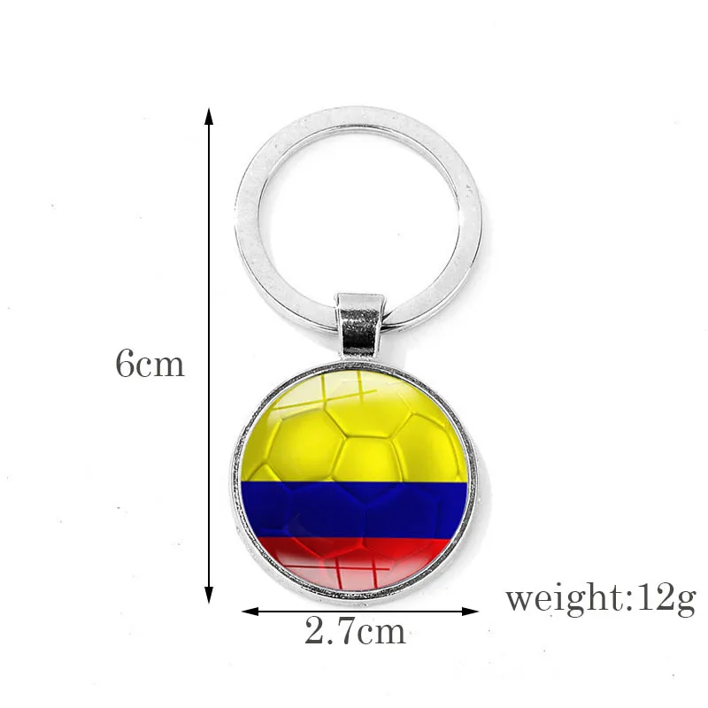 Модный Мир брелок для ключей флаг США Великобритания Бразилия Россия креативный